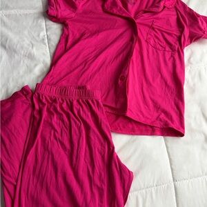 Vibrant Pink Pajama Set